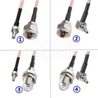 JXRF Connector F to CRC9 cable F female to CRC9 right angle RG316 Pigtail cable 10-50CM for Huawei 3G/4G USB Modem