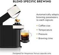 Vertuo Next Coffee And Espresso โดย Delonghi,สีขาว,ขนาดกะทัดรัด,One Touch To Brew, Single-Serve และ Espre