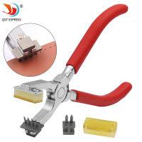 Leather Craft Hole Punch Tools Hand Held Silent Pliers Diamond Sewing Stitching Chisel Pricking Iron 4mm Spacing 24 Teeth