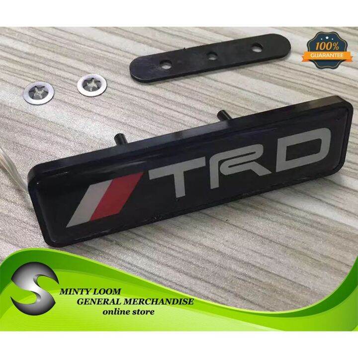TRD Logo Badge Front Grill Led Light Front Hood Led Drl LED