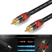 FSU Digital Audio RCA Cable Premium Stereo RCA to RCA Coaxial SPDIF Cable