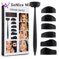 Silicone Easy Crease Line Kit With Eye Women Brush Makeup Eyeshadow Shadow