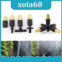 xoia68 Shop 5pcs Garden Watering Sprinkler Spray Nozzle Water Mist Fogger Irrigation Misting Cooling 4/7mm Tee Connector Sprinkler