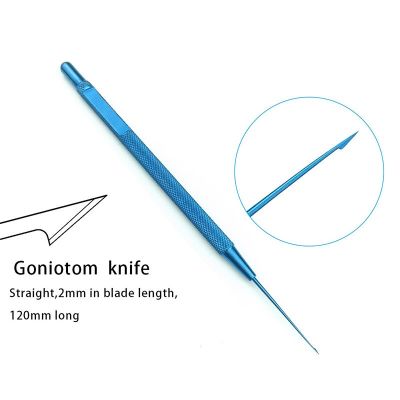 Titanium Straight Goniotomy Knife Ophthalmic For Small Animals Veterinary Pet Instruments