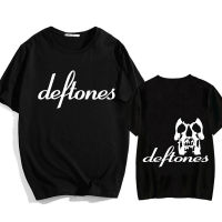 Deftones aesthetic อะนิเมะเสื้อยืดการ์ตูนน่ารักมังงะผู้ชาย Neat ผ้าฝ้าย100 แฟชั่นผู้หญิงแขนสั้นพิมพ์ Graphic Tee-Shirt