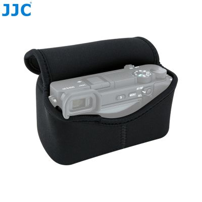 JJC กระเป๋ากล้องไร้กระจกนุ่มเคสสำหรับ Sony กระเป๋าผ้านีโอพรีน ZV E10 A6600 A6500 A6400 A6300แคนนอน Powershot Nikon P7800