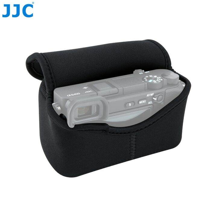 jjc-กระเป๋ากล้องไร้กระจกนุ่มเคสสำหรับ-sony-กระเป๋าผ้านีโอพรีน-zv-e10-a6600-a6500-a6400-a6300แคนนอน-powershot-nikon-p7800