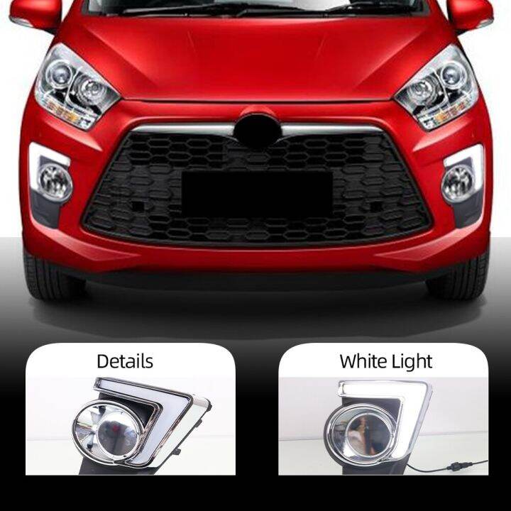 Car Flashing 2PCS Car DRL For Perodua Myvi Axia 2014 2015 Daytime