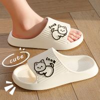 Slippers Sandals Cartoon Flip Flops Beach Men 2023 Couple No-Slip Slides Soft Sole Shoes