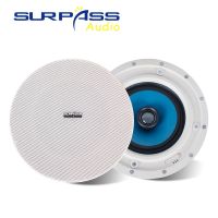 6 Inch RMS Power 40w Coxial Loudspeaker Metal Mesh Shield Speakers Made of ABS Material High Fidelity Sound Ceiling Speaker