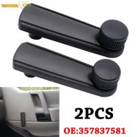 ♠✉ 2PCS Window Winder Handle Crank Crankshaft Manual Left Right Repair 357837581 For VW Transporter T4 1990-1994 Passat 1982-1992