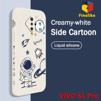 เคส Y02S Y02 Y16สำหรับ VIVO S1 Pro,เคสมือถือนิ่มคู่เคลือบด้านพิมพ์ลายการ์ตูนอะนิเมะ