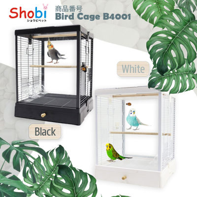 Shobi-B4001🕊️ กรงนกพรีเมียม New Bird Cage กรงดีไซน์สวย มีสไตล์🔥 สินค้าพร้อมส่ง🔥
