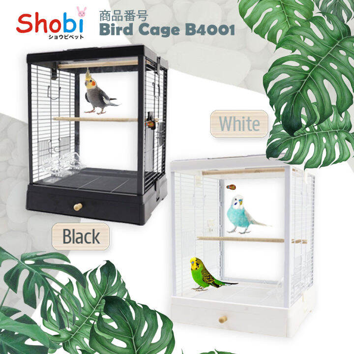 shobi-b4001-กรงนกพรีเมียม-new-bird-cage-กรงดีไซน์สวย-มีสไตล์-สินค้าพร้อมส่ง