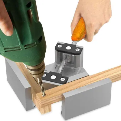 1 Buah Klem Kayu untuk Woodworking Klem Sudut Logam Basecent untuk Woodworking 90 Derajat Sudut Kanan Klem Klip Alat Jig