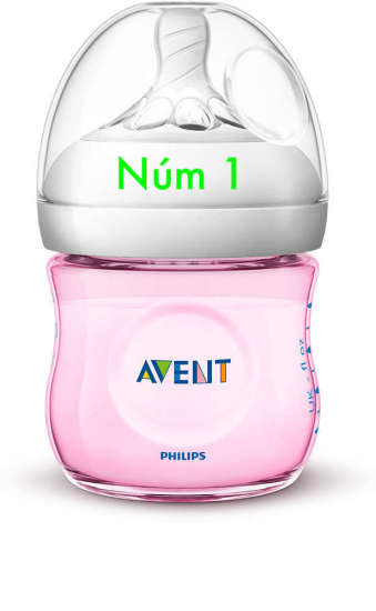 Bình sữa philips avent natural 125ml màu - được chọn núm - ảnh sản phẩm 1