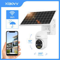 XiaoVV P6 WiFi พลังงานแสงอาทิตย์กล้อง IP รักษาความปลอดภัยกลางแจ้ง IP65กันน้ำและกันฝุ่น1080P HD กล้องวงจรปิดการควบคุมระยะไกลไร้สายหมุนแพนเอียง355 ° + 90 ° 365วันแหล่งจ่ายไฟอย่างต่อเนื่องการออกแบบโมดูลาร์บำรุงรักษาติดตั้งง่าย