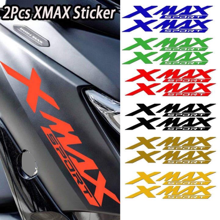 รถจักรยานยนต์-scooter-สติ๊กเกอร์-xmax-สติ๊กเกอร์สะท้อนแสงด้านหน้ากันน้ำ-ยามาฮ่า-xmax-อะไหล่-125-150-250-300-400-xmax-400