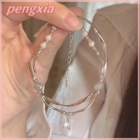 [pengxia] COD สร้อยข้อมือ Fishtail สำหรับผู้หญิงแหวนโมเบียสกำไลข้อมือน้ำหนักเบาดีไซน์เฉพาะกลุ่มหินแสงจันทร์สร้อยข้อมือลมเย็น