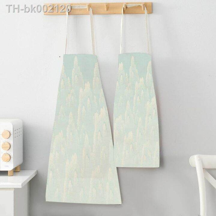 floral-print-kitchen-aprons-for-women-men-linen-bibs-household-cleaning-apron-home-cooking-baking-sleeveless-apron-delantal