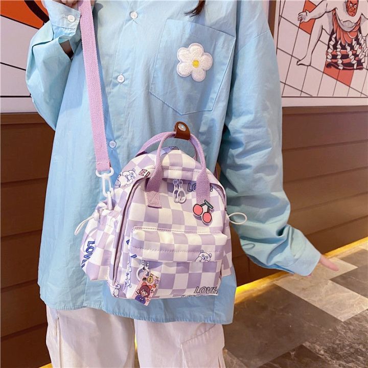 กระเป๋าเป้ญี่ปุ่นกันน้ำ-กระเป๋าเป้ใบเล็กสุดน่ารักกระเป๋านักเรียนอินเทรนด์ของนักศึกษาเบามาก-กระเป๋าเป้ของสาวๆ