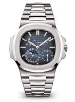 นาฬิกาข้อมือ Patek Philippe Nautilus 5712/1A  Moon Phase 40 mm. ฟังก์ชั่นใช้งานได้ครบ / Full Function (TOP SWISS) (สินค้าพร้อมกล่อง+การ์ด) (ขอดูรูปเพิ่มเติมได้ที่ช่องแชท)