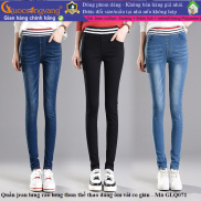 Quần jean nữ thể thao lưng thun quần jean lưng cao GLQ071 Cuocsongvang