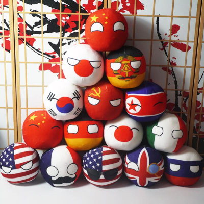 Polandball Plush Latest Series Plush Toys Anime Countryball Plush Pillow Doll