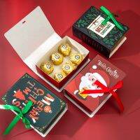 【YF】™✺▥  1/4/5Pcs Book Boxes Claus Navidad Natal Noel Decoration Supplies