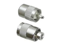 【hot】✷☢  1pcs UHF PL259 Male Plug Solder RG58 RG142 LMR195 RG400 Coaxial Wire Terminal