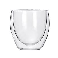 【CW】☼❅  Wall Glass Cup Bottle Heat-resistant Whiskey Beer Mug Transparent Drinkware Cups