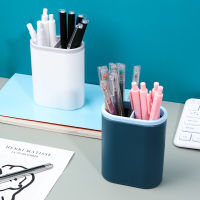 Mohamm 1Pc Simple Cute Multi-function Pen Holder Desktop Storage Box School Office Supplies Gifts