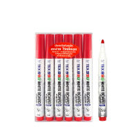 เท็กซ์ ปากกาไวท์บอร์ด รุ่น 990 สีแดง แพ็ค 12 ด้าม/Tex Whiteboard Marker Model 990, Red, Pack of 12