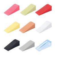 Safety Silicone Door Stopper Door Bottom Windproof Block Wedge Door Stopper Home Office Door Rear Retainer Anti-collision Pad