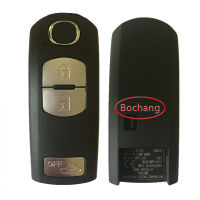 Bochang CN026024ตลาดหลังการขาย3ปุ่มสำหรับ Mazda คีย์สมาร์ทจากระยะไกล SKE13E-01 Mitsubishi System PCF7953P Chip 434MHz