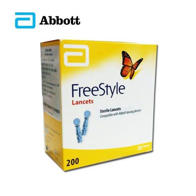 Abbott freestyle Lancets 200S / 100Sterile lancets Lazada PH