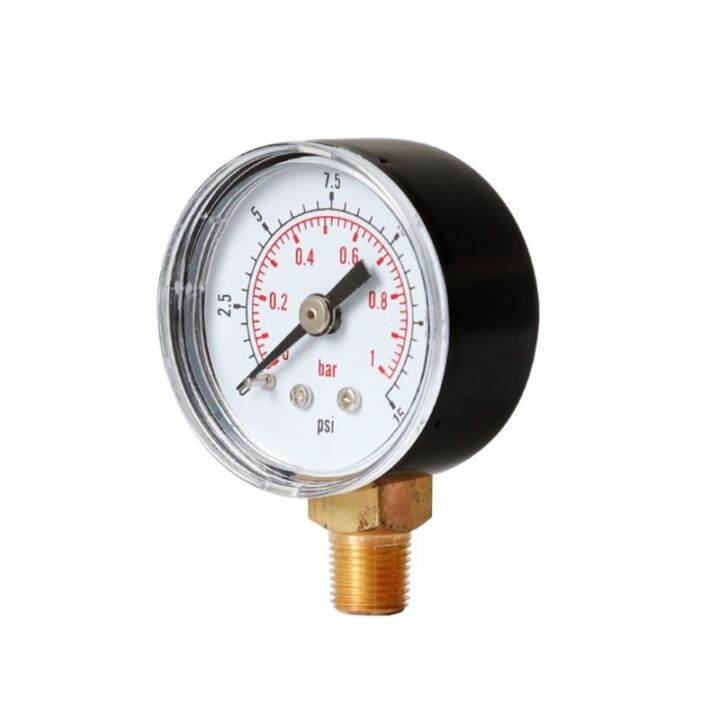 40mm-face-pressure-gauge-1-8-bspt-bottom-mount-153060-100160-200-300-bar-for-air-gas-liquid