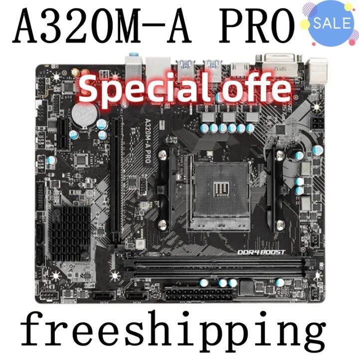 Special offe MSI A320MA PRO Motherboard 32GB Socket AM4 DDR4 Micro ATX