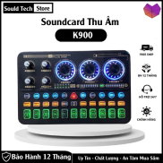 Sound Card K900_Card âm thanh_Soundcard Livestream Thu Âm Chuyên Nghiệp
