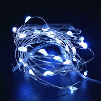 20pcs 2M 5M LED String Lights Silver Wire Christmas Garlands Festoon Led Fairy Lights Christmas Decorations for Home Room Tree