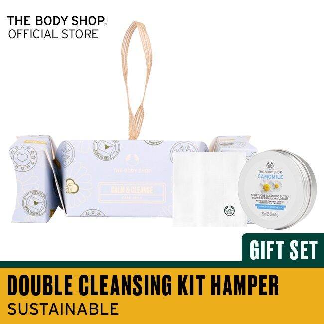 The Body Shop Gift Hamper Sustainable Double Cleansing Kit Lazada