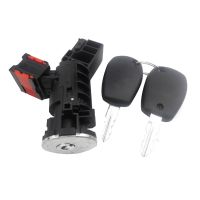 Ignition Switch Car Ignition Switch with One Keys 4 Pins for Renault Clio Dacia Logan Sandero 806016505R 487004184R