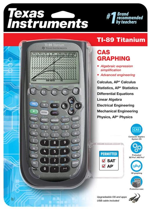 Graphing　Texas　(packaging　Instruments　PH　differ)　TI-89　Titanium　may　Calculator　Lazada