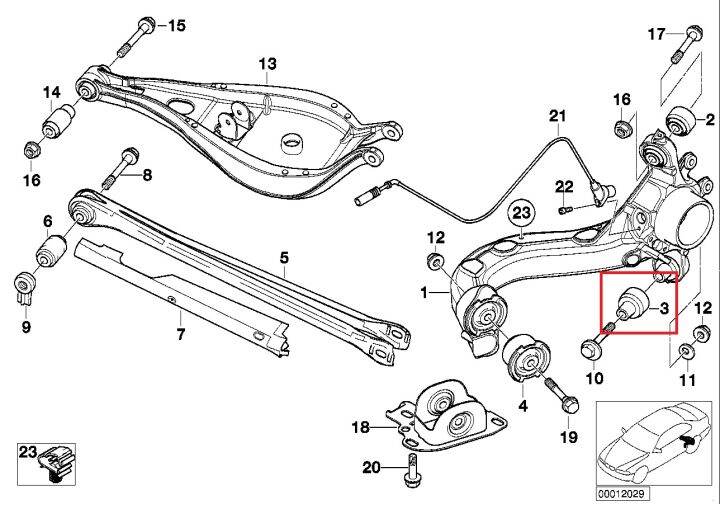 บูชดุมล้อหลังตัวล่าง-bmw-e36-e46-ยี่ห้อ-talosa-spain-318i-320i-323i-325i-328i-330i