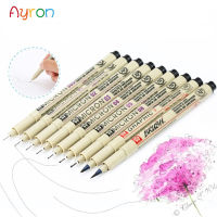 7911Pcs Black Sakura Pigma Micron Pen Waterproof Hand-Drawn Design Sketch Needle Pen Fineline Pen Supplies