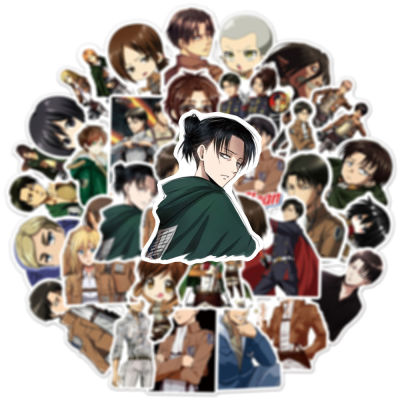 103050pcs Attack On Titan Anime Stickers DIY Laptop Guitar Motorcycle Luggage Skateboard Car Waterproof Graffiti Sticker Kid