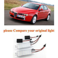 2pc Car Accessories Special Car License Plate Lamp For Alfa Romeo 147 00-10 156 97-07 159 05-11 166 98-07 canbus error free