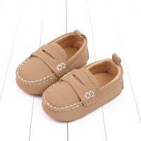 【hot】！ Leather Baby Shoes Newborn Boy Multicolor Toddler Rubber Sole Anti-slip Infant Moccasins