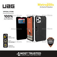 UAG Metropolis Series Phone Case for iPhone 13 Pro Max / iPhone 13 Mini with Protective Case Cover - Black