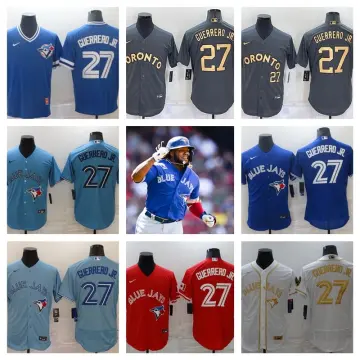 Vladimir Guerrero Jr 27 Toronto Blue Jays Baseball Jersey -   Worldwide Shipping